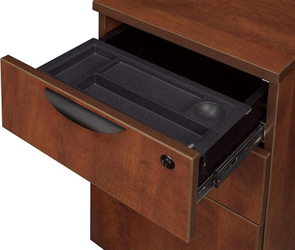 Regency Pedestal Legacy Box File, 15.5" x 22", Cherry