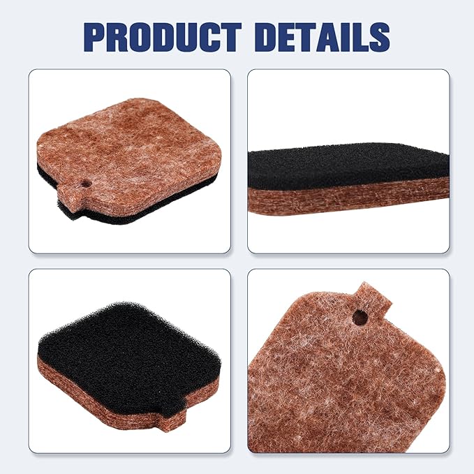 BG55 Air Filter for Stihl BG 55 BG85 SH85 BG65 SH55 BG45 Leaf Blower Parts 4229 120 1800 Tune Up Kit Air Cleaner Fuel Line Filter Primer Bulb Spark Plug (Pack of 3)