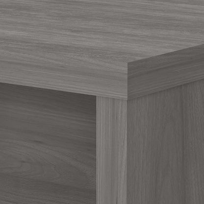Bush Business Furniture Echo Desk Return/Bridge, Modern Gray