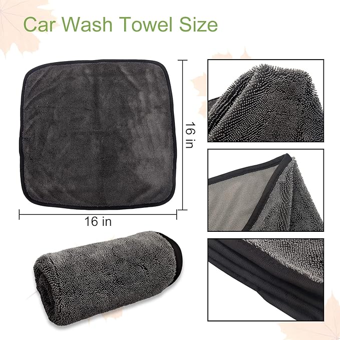 Car Drying Nozzle for EGO Leaf Blower - for EGO Power+ 530 575 580 615 650 765 Leaf Blower (Car Drying Nozzle/Car Wash Towel 16x16 in*2)
