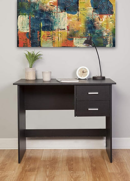 OneSpace Adina 2 Drawers Writing Desk, Black