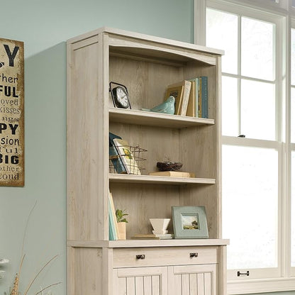 Sauder Costa Lateral File and Library Hutch Bundle, Chalked Chestnut