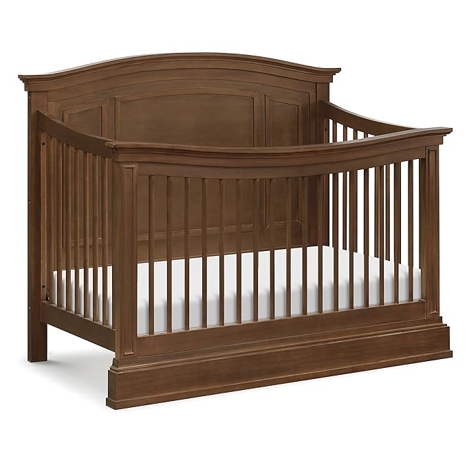 NAMESAKE Durham 4-in-1 Convertible Crib in Derby Brown, Greenguard Gold Certified