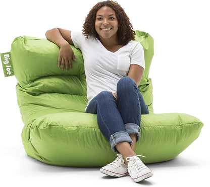 Big Joe Roma Bean Bag Chair, Spicy Lime Smartmax, Durable Polyester Nylon Blend, 3 feet