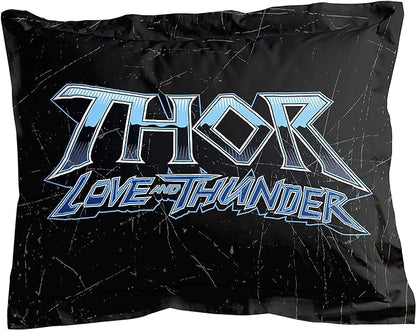 Jay Franco Marvel Comics Thor Mighty Twin Comforter & Sham Set - Kids Super Soft Bedding - Fade Resistant Microfiber (Official Marvel Product)