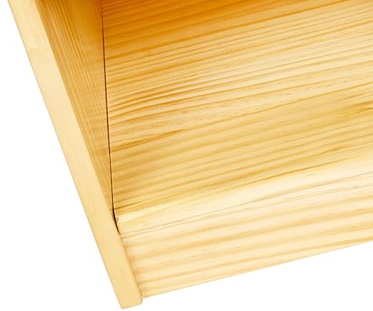Amazon Basics Backpack Storage Cubby, 8-Compartment, Pine Wood, 13" D x 30" W x 48" H