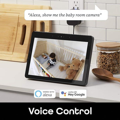 Scope indoor 1080p HD Smart Auto-Tracking Security Camera, White, Motion Only