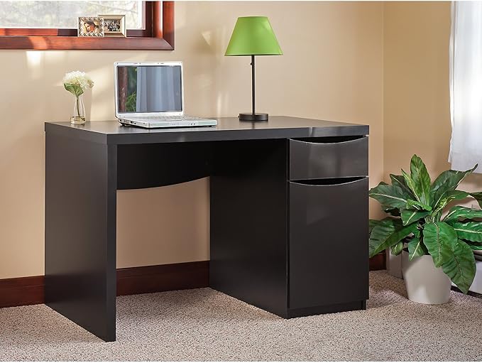 Bush Business Furniture Montrese Computer Desk, Classic Black
