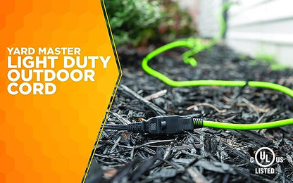 WORX WG505 TRIVAC 12 Amp 3-in-1 Electric Blower/Mulcher/Vacuum and Yard Master 9940010 120-Foot Outdoor Garden Extension Cord