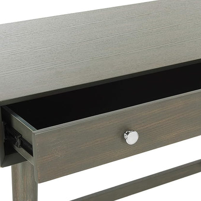 Safavieh Home Office Isadora Mid-Century Modern Ash Grey 1-drawer Desk
