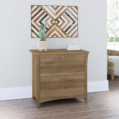 Bush SAF132RCP-03 Salinas 2-Drawer Lateral File Cabinet, Letter/Legal, Reclaimed Pine, 31.73-Inch