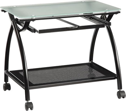 OSP Designs NWP30-BK Office Star Newport Powder Coated Steel Frame Mobile File Holder, Black