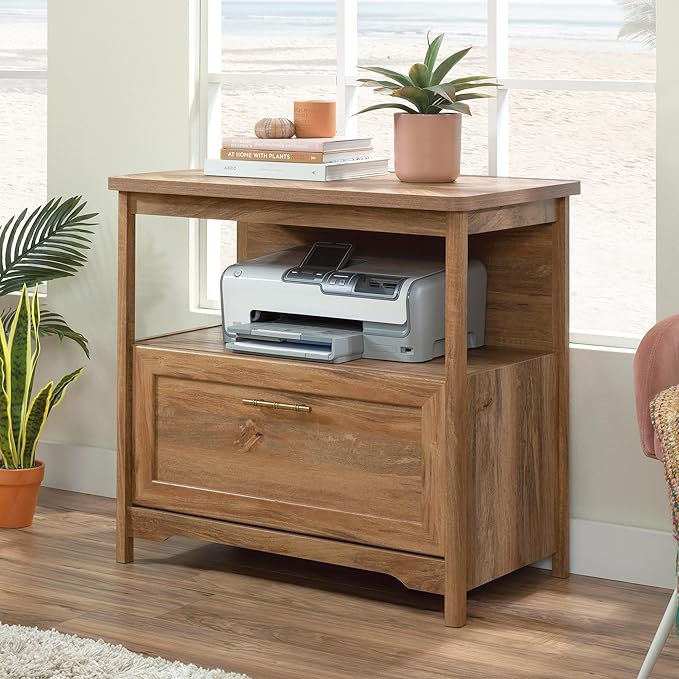 Sauder Coral Cape Lateral File, L: 32.21" x W: 19.45" x H: 30.00", Sindoori Mango Finish