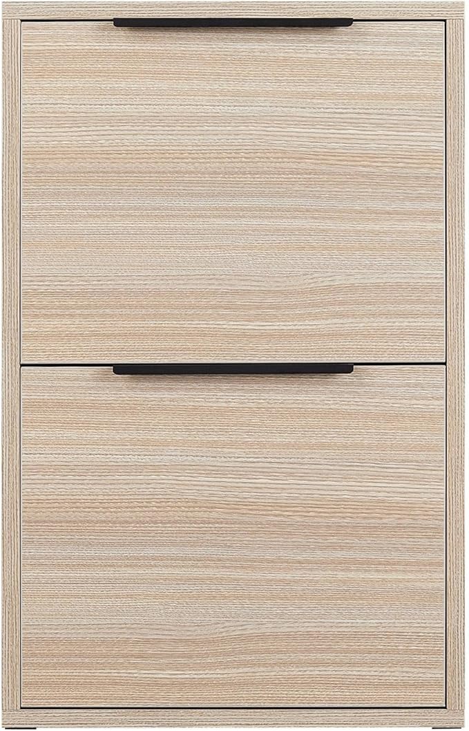 2 Drawer Wood File Cabinet,Vertical Wooden Storage Filing Cabinet for A4 or Letter Size,Under Desk Storage Cabinet for Home Office,Beige