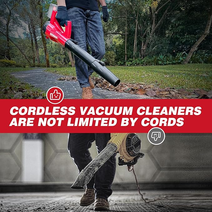 Leaf Blower Cordless for MilWaukee m18 Battery, 125-MPH 450-CFM Cordless Leaf Blower, Battery Powered Leaf Blowers for Town Care, Patio, Blowing Leaves and Snow (Battery Not Included, Only Tool)