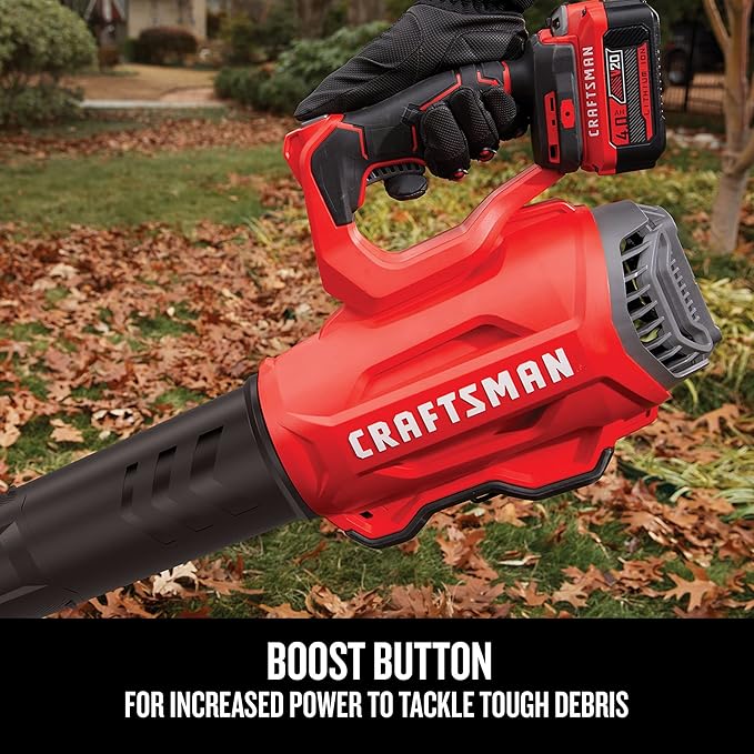 CRAFTSMAN CMCBL720B V20* Cordless Axial Leaf Blower, Brushless (Tool Only) Red