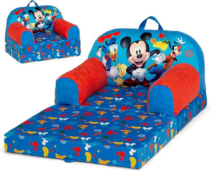 Delta Children Cozee Buddy Flip-Out Kids Chair, Mickey Mouse