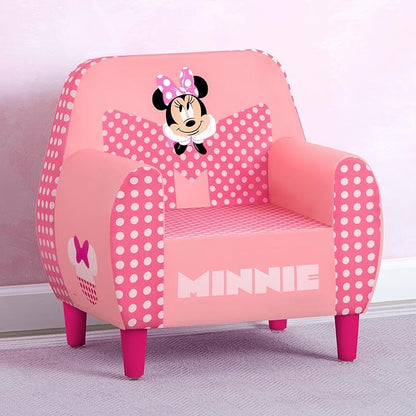 Delta Children - Disney Minnie Mouse Foam Chair for Kids, Pink