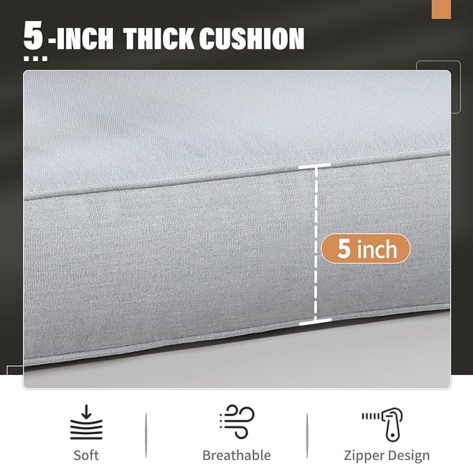 Solaste Aluminum Patio Furniture Set with Fire Pit Table, 4 Piece Metal Outdoor Furniture with Water-Resistant Cushions, Modern Patio Conversation Set for Balcony, Front Porch, and Backyard, White