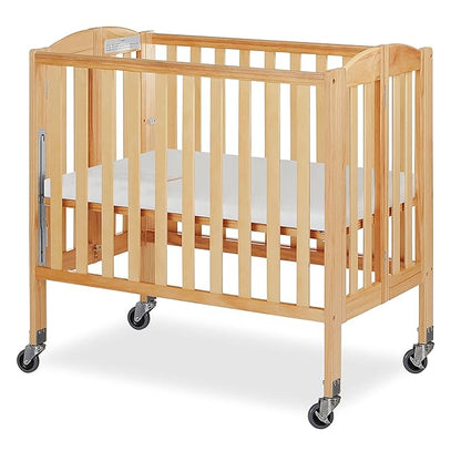 3-in-1 Folding Portable Crib, Natural, Large