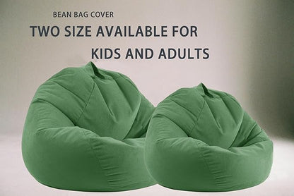 3 Ft Bean Bag Chair Cover (No Filler) Stuffed Animal Storage Bean Bag Cover for Pets Dogs/Cats Bed Corduroy Stuffed for Organizing Plush Toys