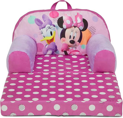 Delta Children Cozee Buddy Flip-Out Kids Chair, Minnie Mouse