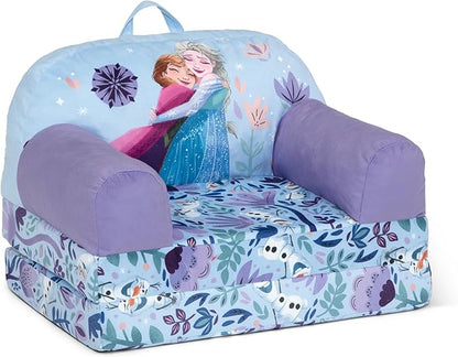 Delta Children Cozee Buddy Flip-Out Kids Chair, Disney Frozen