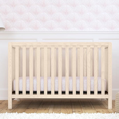 Carter's by DaVinci Colby 4-in-1 Low-Profile Convertible Crib in Washed Natural, Greenguard Gold Certified