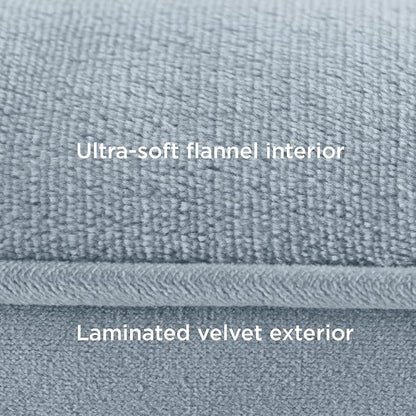 Bedsure Orthopedic Dog Bed for Medium Dogs - Waterproof, Supportive Foam Pet Couch Bed with Removable Washable Cover, Non-Skid Bottom, Light Blue