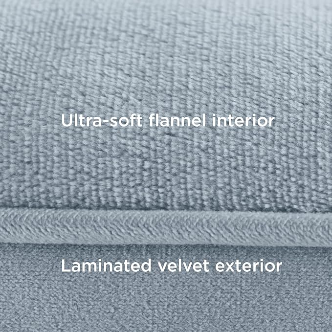 Bedsure XXL Orthopedic Dog Bed - Washable Great Dane Dog Sofa Beds for Giant Dogs, Supportive Foam Pet Couch Bed with Removable Washable Cover, Waterproof Lining and Nonskid Bottom, Light Blue