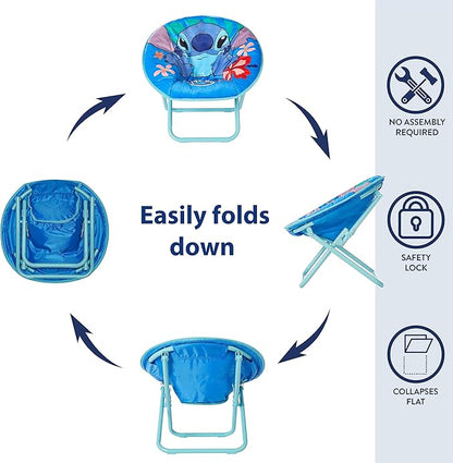 Idea Nuova Stitch Toddler Saucer Chair