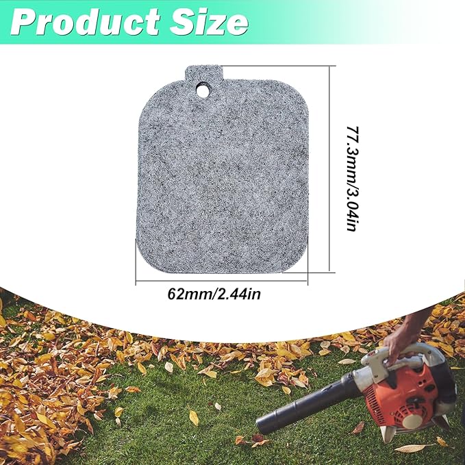 Adefol 5Pcs Air Filter for Stihl BG55 BG45 BG46 BG65 BG85 SH85 SH55 BR45 BR45C Backback Leaf Blower Replace 42291201800
