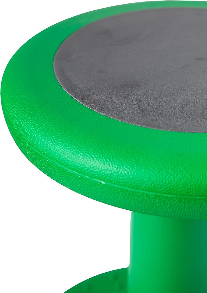 Studico ActiveChairs Adjustable Wobble Stool, Flexible Classroom Seating, Improves Focus, Posture and Helps ADHD/ADD, Sensory Chair, Active Fidget Chairs Adjusts from 16.65" to 23.75" Ages 13-18 Green