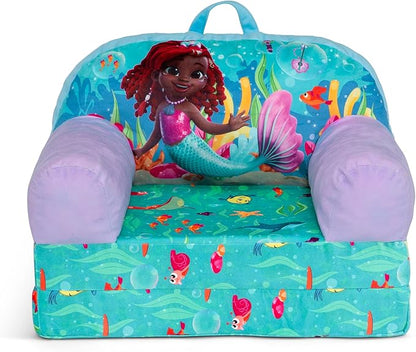 Delta Children Cozee Buddy Flip-Out Kids Chair, Disney Junior’s Ariel