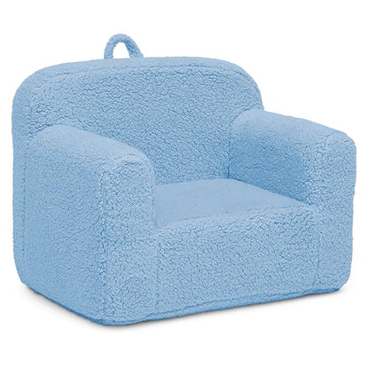 Delta Children Cozee Sherpa Chair, Powder Blue