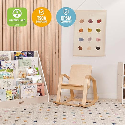 ECR4Kids Bentwood Rocking Chair, Kids Furniture, Natural