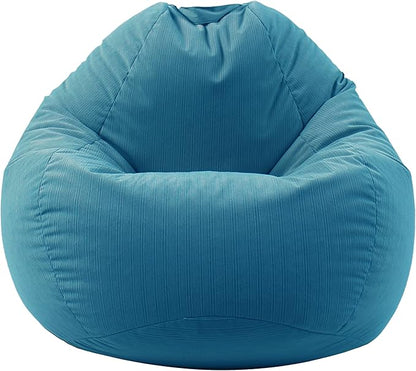 3 Ft Bean Bag Chair Cover (No Filler) Stuffed Animal Storage Bean Bag Cover for Pets Dogs/Cats Bed Corduroy Stuffed for Organizing Plush Toys