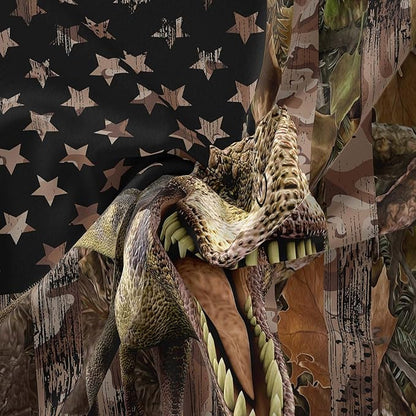 Tailor Shop Dinosaur Boys Comforter Sets King Size,Dinosaur Bedding Sets for Kids Teens,Camo Comforter Sets American Flag Comforter Sets with 1 Comforter 2 Pillowcase…