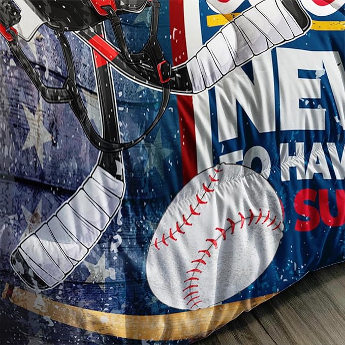 Axolotl Sports Comforter Set Twin Size,Sports Theme Comforter Set Baseball Football Bedding Set,Sports Bedding Set 3D Soccer Comforter Set Basketball Bedding for Boys Teens Men,1 Quilt 2 Pillowcases