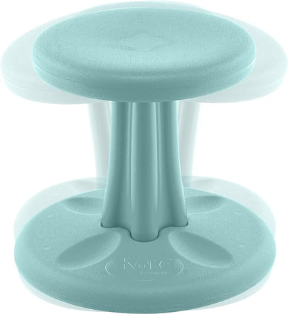Kore Kids Preschool Wobble Chair - Flexible Seating Stool for Classroom, Preschool, Kindergarten & Elementary School - Age 4-5 yrs, Teal (12in)