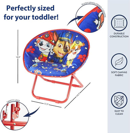 Idea Nuova Saucer Chair, Paw Patrol/Blue