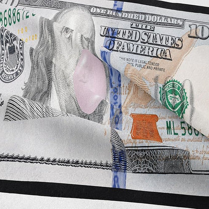 Tailor Shop Money Comforter Sets for Boys Kids Teens Money Bedding Sets Full Size Money 100 Dollar Bill Comforter Sets Quilt Set All Season with 1 Comforter 2 Pillowcases……