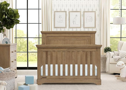 Delta Children Simmons Kids Paloma 4-in-1 Convertible Crib, Greenguard Gold Certified, Rustic Acorn