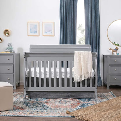 DaVinci Kalani 4-in-1 Convertible Crib in Grey, Greenguard Gold Certified