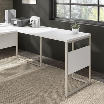 Bush Business Furniture Hybrid Desk Return/Bridge, 42W x 24D, White