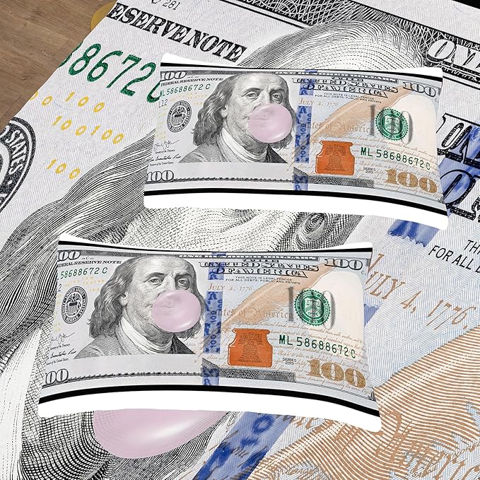 Tailor Shop Money Comforter Sets King Size Money Bedding Sets for Boys Kids Teens Money 100 Dollar Bill Comforter Sets Quilt Set All Season with 1 Comforter 2 Pillowcases……