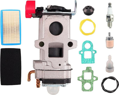 A021004920 Carburetor for Echo Backpack Leaf Blowers PB-8010H PB-8010T PB-9010 WYAB-1, for Shindaiwa EB810 EB810RT EB910 with Air Filter