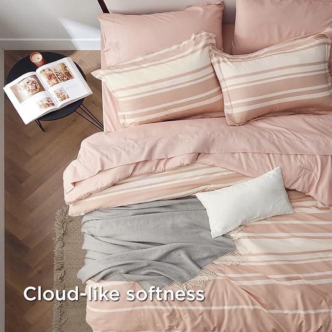Bedsure Twin XL Comforter Set with Sheets - 5 Pieces Twin XL Bedding Sets, Twin XL Bed in a Bag with Comforter, Sheets, Pillowcase & Sham