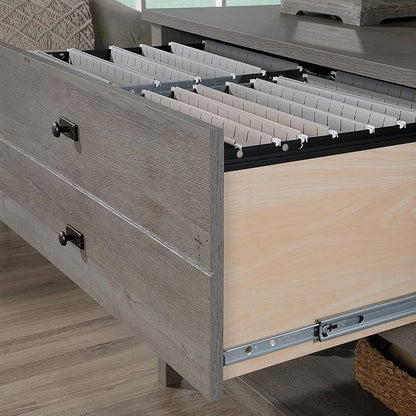 Sauder Cottage Road Lateral File, L: 32.44" x W: 21.81" x H: 29.76", Mystic Oak Finish