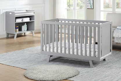 Suite Bebe Livia Convertible Crib in Gray & Gray